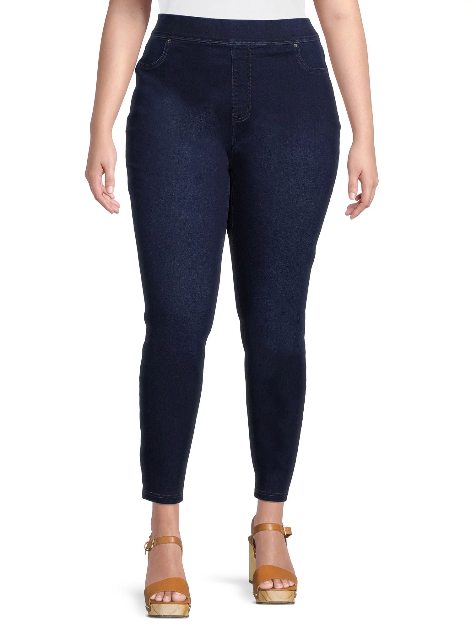 Terra & Sky Women's Plus Size Jegging Jeans, 28" Inseam | Walmart (US)
