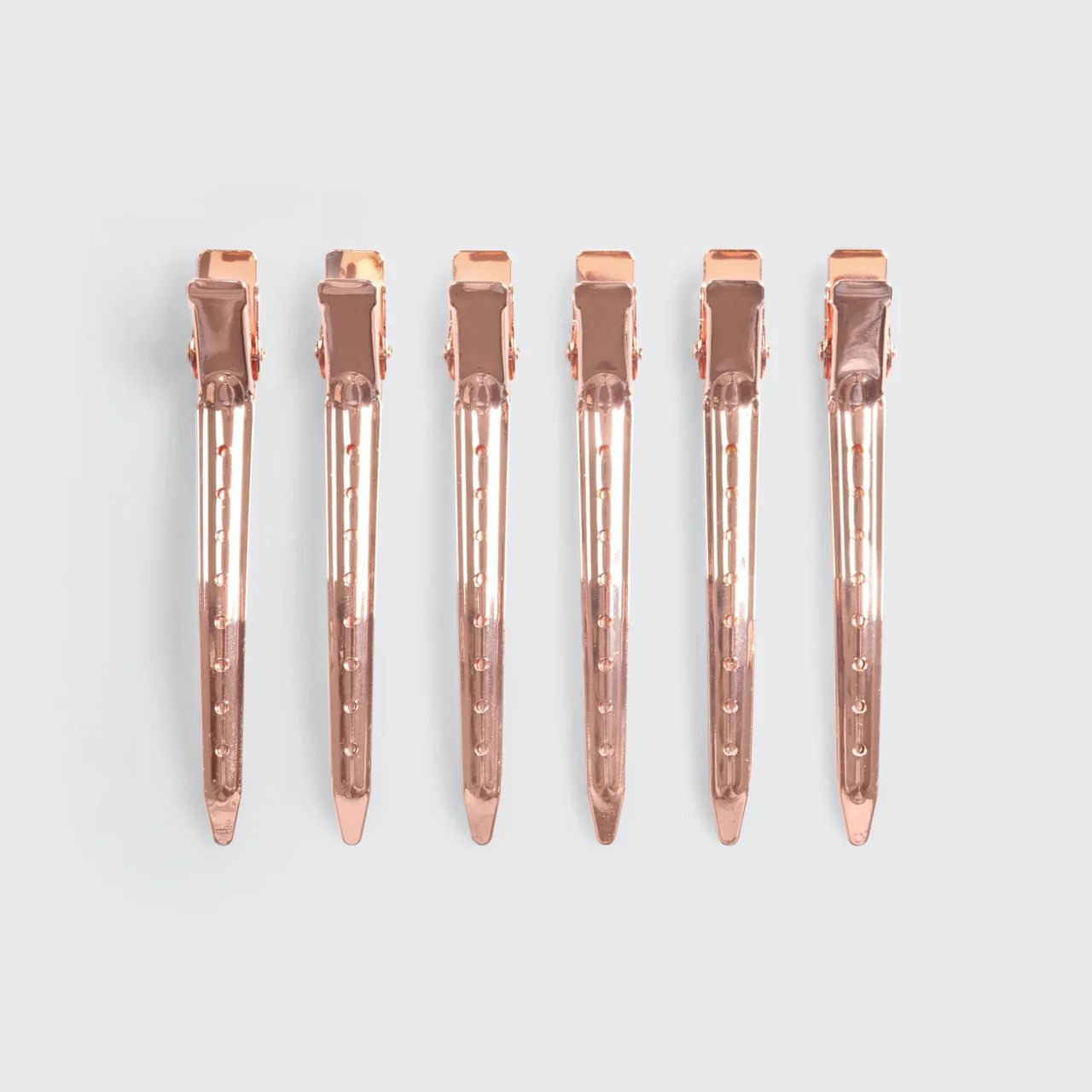 Styling Hair Clips 6pc (Rose Gold) | Kitsch