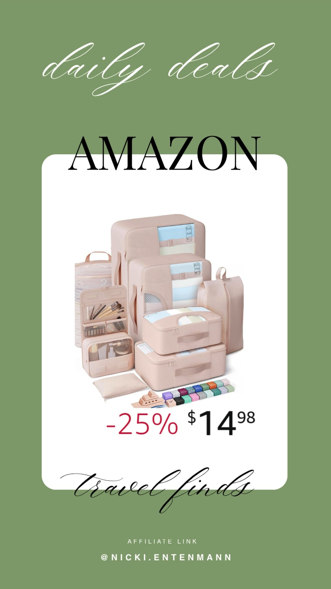 Packing just got smarter with these suitcase organizer bags and a hanging toiletry pouch that actually makes sense. Your luggage deserves a glow‑up ✈️🧳💫

#suitcaseorganizer #travelbags #packingcubes #toiletrybag #luggageaccessories #travelessentials #organizedtravel #packinghacks #travelstyle #smartpacking 

 #LTKdayinmylife #LTKSaleAlert #LTKTravel