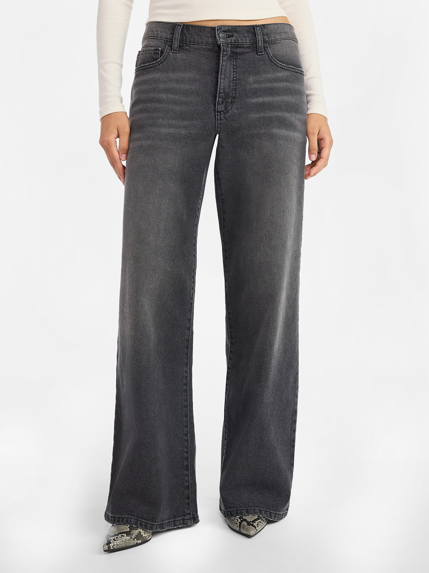 Scoop Women's Low Slung Jeans, Sizes 0-20 | Walmart (US)