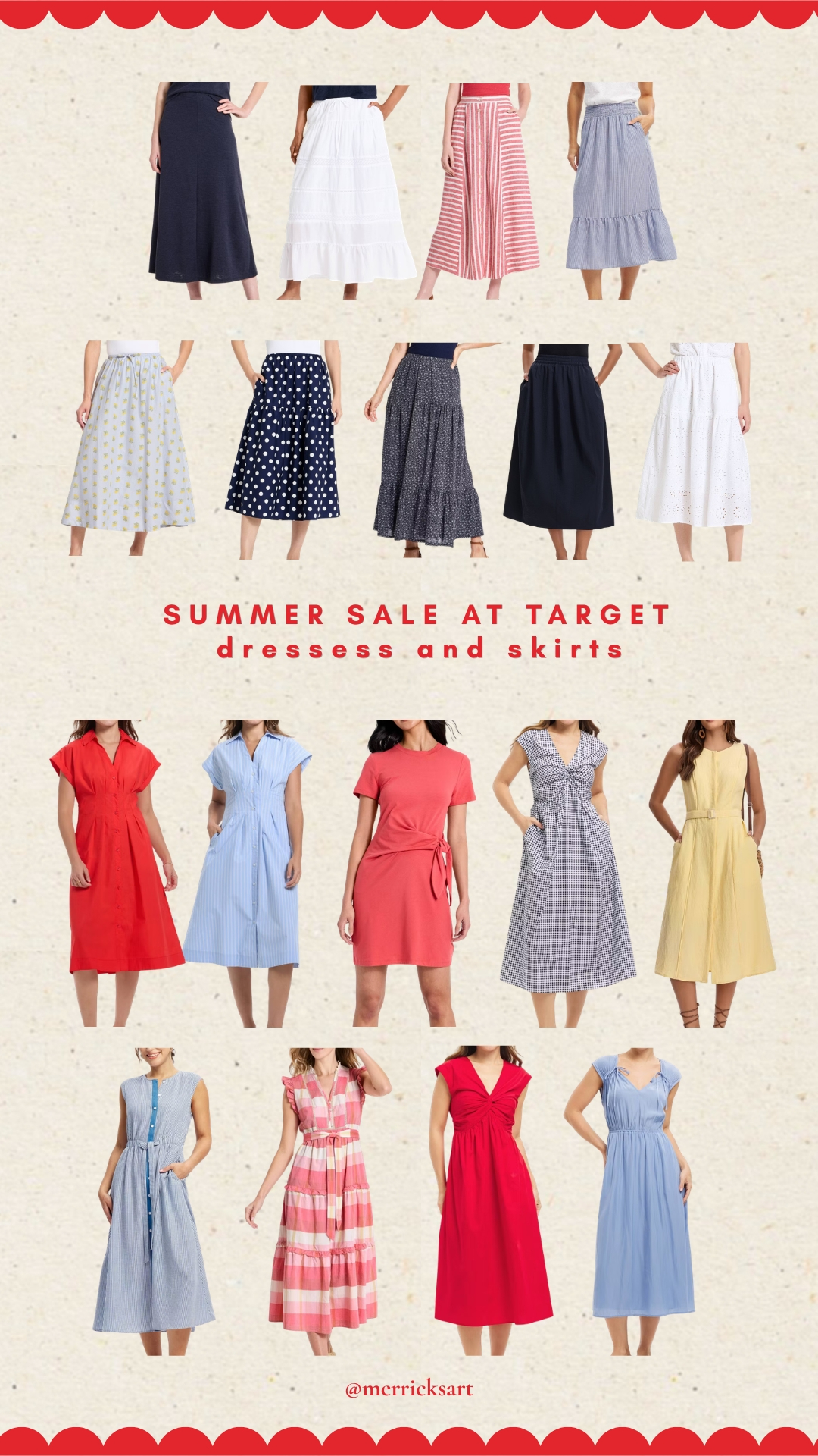 Loving these summer dresses and skirts on sale today at target!!  

 #LTKSeasonal #LTKSaleAlert