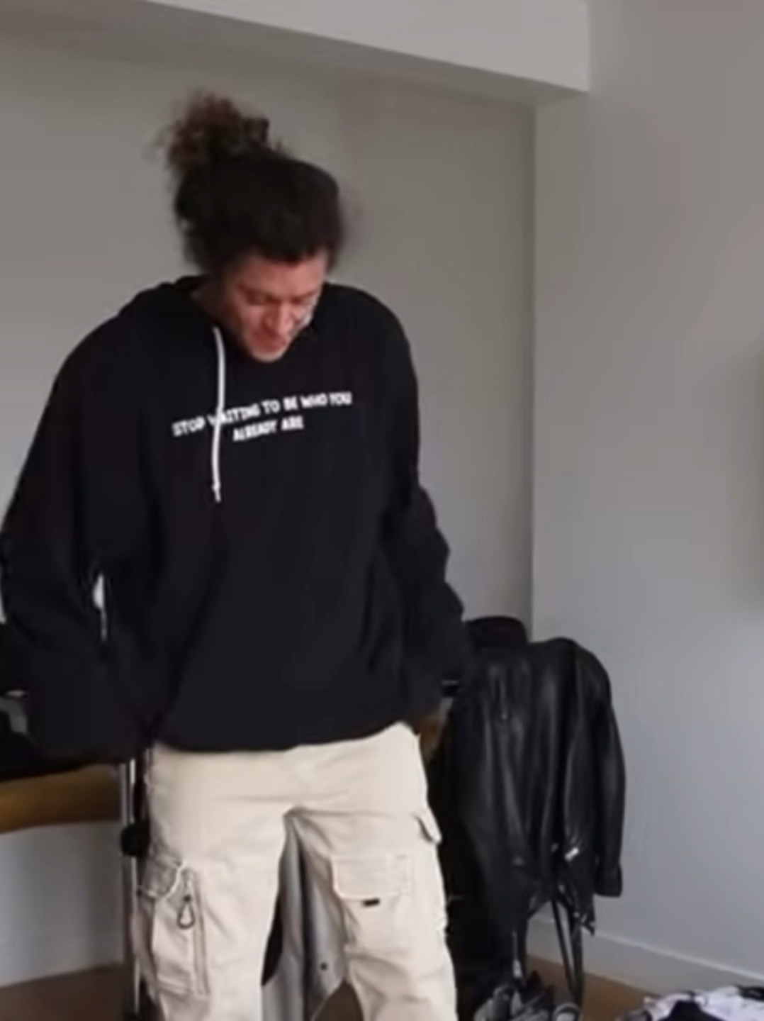 Fit check in France 🇫🇷 
Shop the look below from my YouTube Vlog: KEVTV S1 Ep 5.1 Paris @iamorlandojames

Oversized black hoodie
Khaki cargo pants
White/Cream Dr. Marten casual boots
Oversized raincoat

#LTKTravel #LTKStyleTip #LTKMens