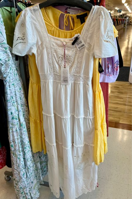 Pretty white dress from LoveShackFancy discounted right now at Marshall’s. You can also shop similar dresses online. My picks below.

#summerdress #bridalshowerdress #vacationdress #honeymoondress #elopementdress

#LTKwedding #LTKstyletip #LTKSeasonal