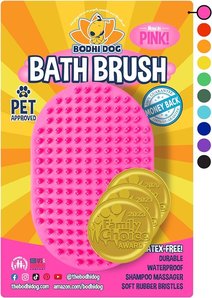 Bodhi Dog Shampoo Brush | Pet Shower & Bath Supplies for Cats & Dogs Grooming | Long & Short Hair... | Amazon (US)