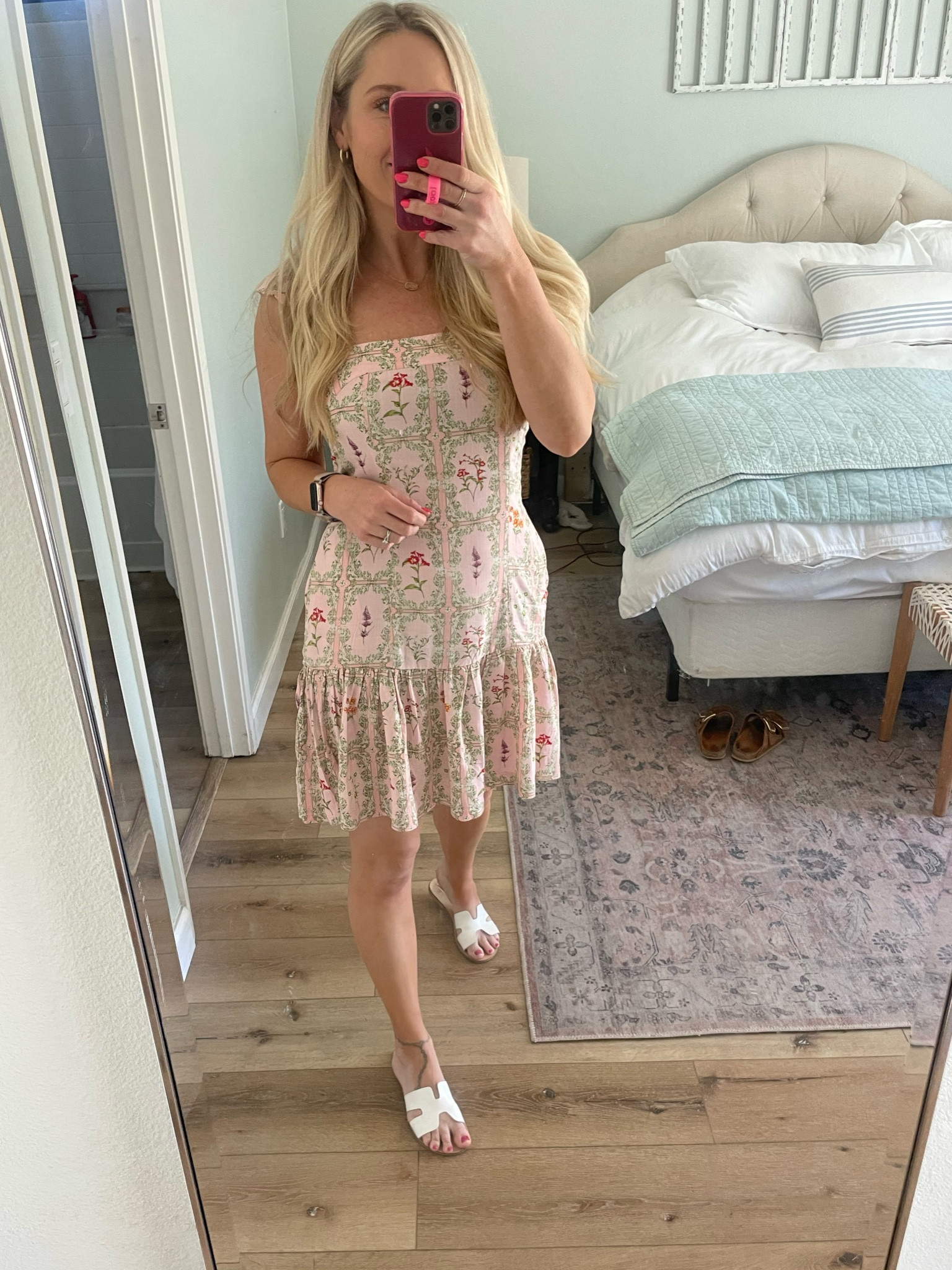 Finally feeling like spring in San Diego! Dress is TTS, sz. Small. 

#LTKSeasonal