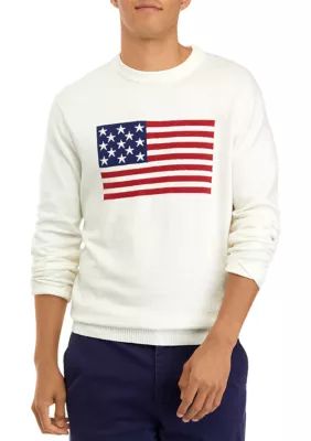 Flag Crew Neck Sweater | Belk