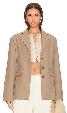 ASTR the Label Galilea Blazer in Brown from Revolve.com | Revolve Clothing (Global)