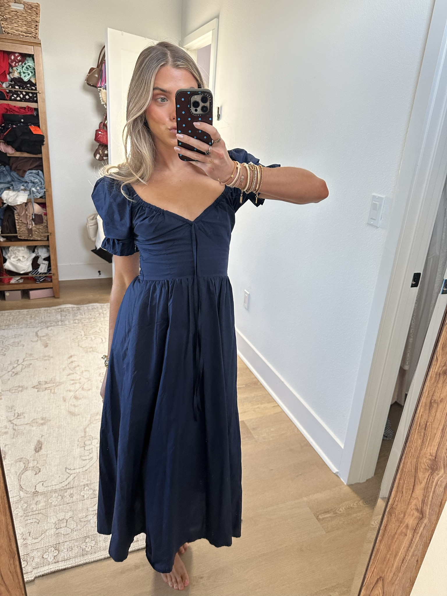 Hill house home dress size xs. Meet the Ophelia. We took the best parts of our signature Nap Dress® and put them into a brand new silhouette. 

The Ophelia is an A-line dress with elasticated smocking in the back, a side zip closure, adjustable drawstring tie, ruffled sleeves, midi skirt, and pockets. The Ophelia features a fully adjustable neckline and corset-inspired midriff for an extra polished look

#LTKgrwm #LTKootd #LTKSeasonal