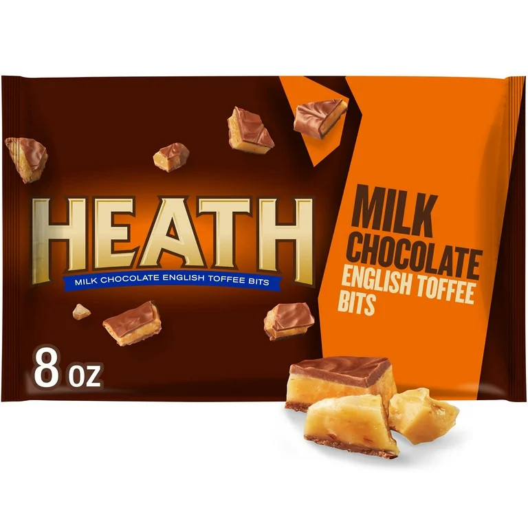 Heath Chocolatey English Toffee Baking Bits, Bag 8 oz - Walmart.com | Walmart (US)