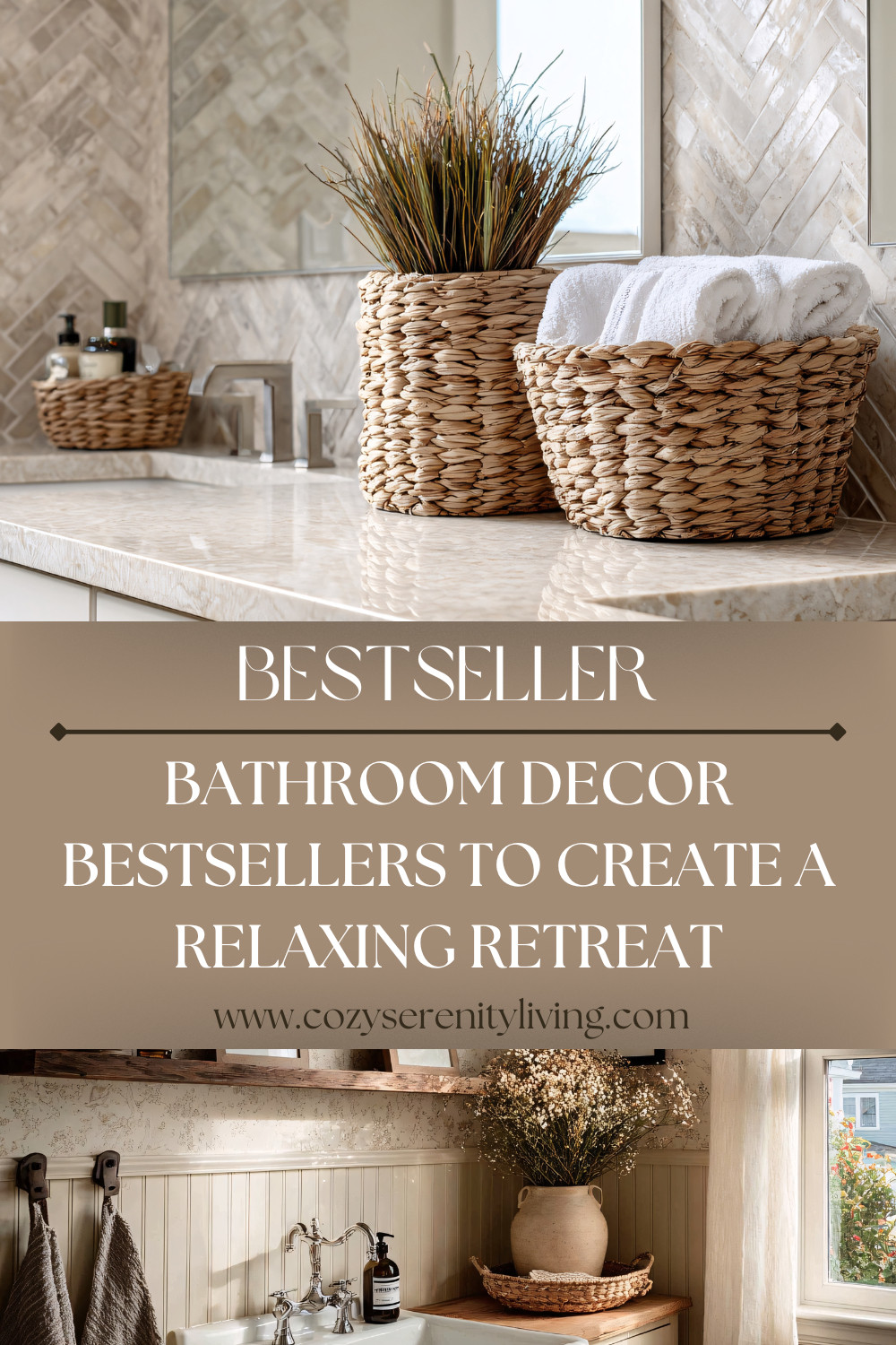 Bathroom Decor Bestsellers to Create a Relaxing Retreat

Bathroom decor bestsellers help transform everyday bathrooms into calming, spa-like retreats with minimal effort. Natural textures, woven baskets, soft towels, and warm neutral accents create a soothing atmosphere that feels both functional and elevated. From stylish storage solutions and countertop accessories to decorative vases and organic details, these bathroom decor ideas are perfect for creating a serene, clutter-free space. Ideal for modern bathrooms, guest baths, or cozy spa-inspired interiors designed around relaxation, simplicity, and timeless elegance.
bathroom decor bestsellers, bathroom decor ideas, aesthetic bathroom decor, neutral bathroom decor, spa bathroom aesthetic, modern bathroom accessories, bathroom storage decor, woven bathroom baskets, minimalist bathroom styling, cozy bathroom decor, bathroom countertop decor, relaxing bathroom retreat
 

 

#LTKHome #LTKSaleAlert #LTKFindsUnder100