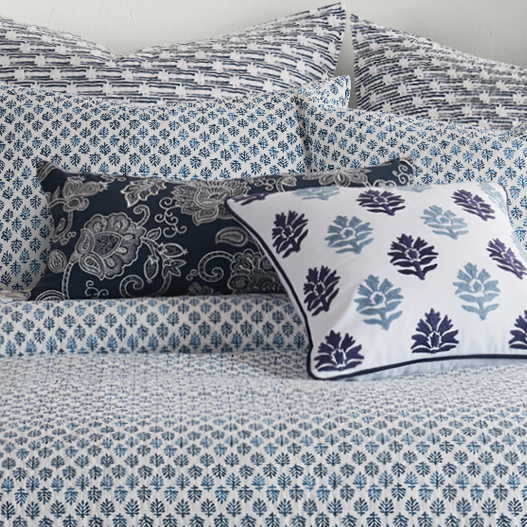 Aditya Navy Pillow | Levtex Home