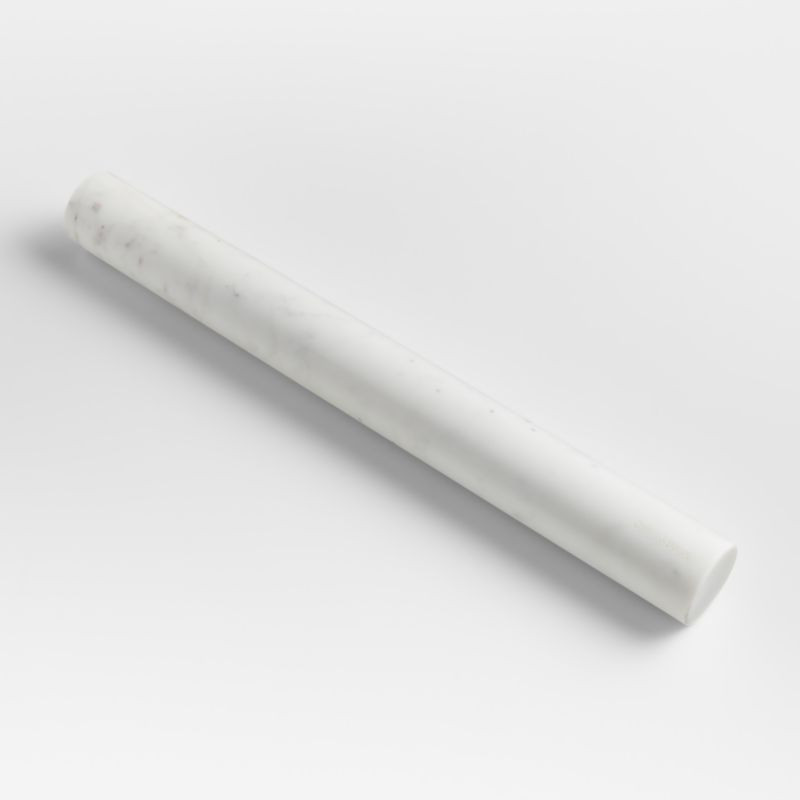 Crate & Barrel White Marble Straight Rolling Pin + Reviews | Crate & Barrel | Crate & Barrel