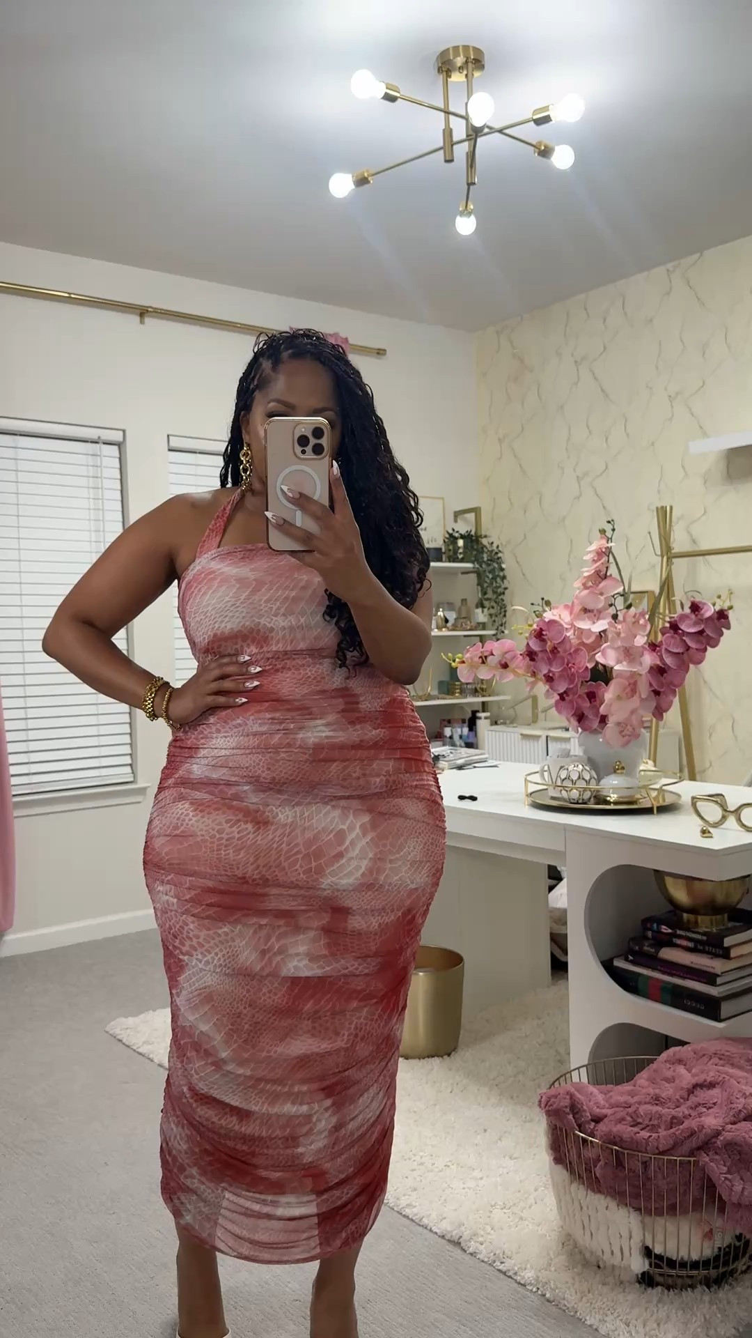 Afrm Dress sz 16 wearing an XL. 

#LTKMidsize #LTKStyleTip