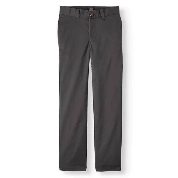 Arrow Slim Aroflex Super Soft Stretch Twill Flat Front Pant (Little Boys & Big Boys) - Walmart.co... | Walmart (US)