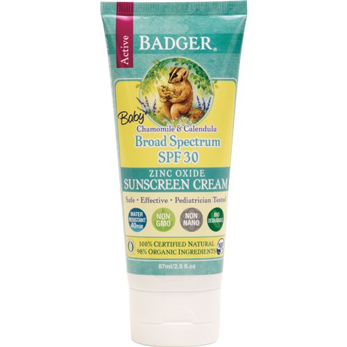 Badger Balm SPF 30 Baby Sunscreen Cream | Grove