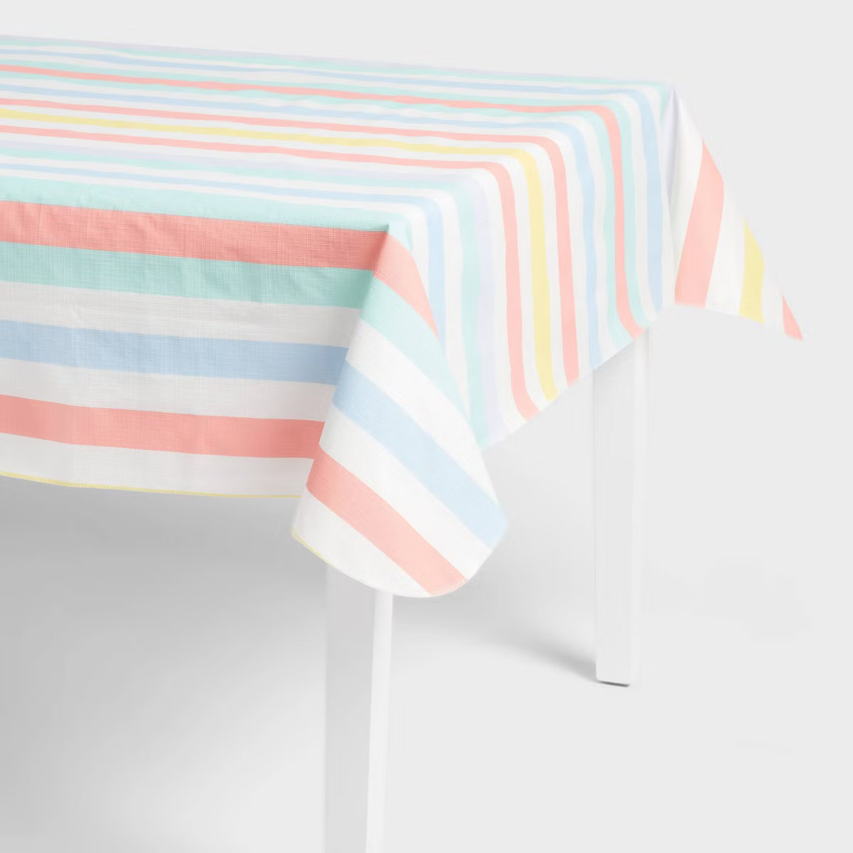 84"x60" Multi Striped Tablecloth - Sun Squad™ | Target