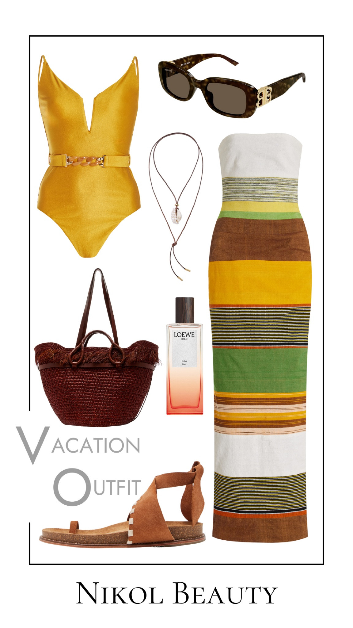 Channeling vacation vibes with this stunning woven cotton maxi dress and Zimmermann August Plunge V-Wire one-piece swimsuit! #VacationOutfit #BeachOutfit #SummerFashion #MaxiDress #Swimsuit



#LTKitbag #LTKstyletip #LTKswim