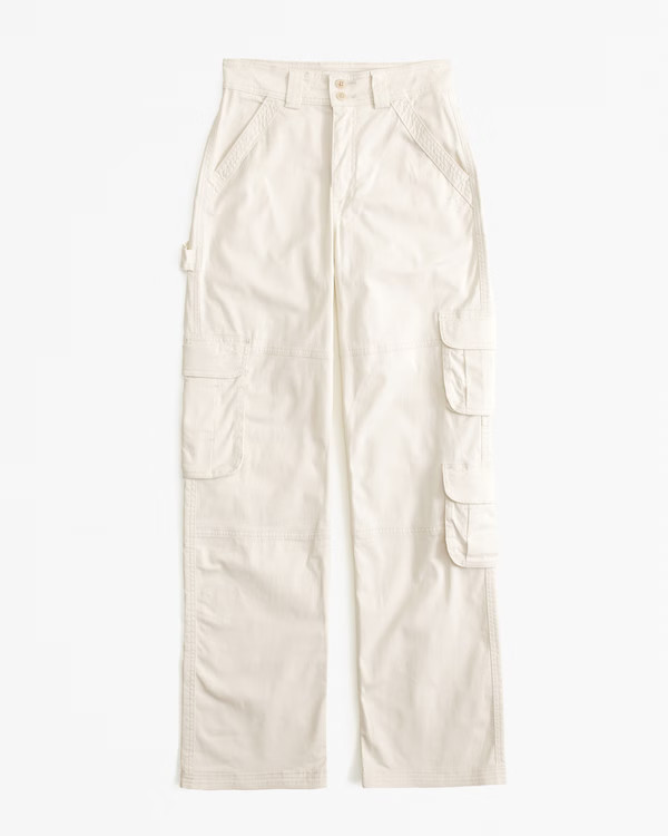 Women's Relaxed Cargo Pant | Women's Bottoms | Abercrombie.com | Abercrombie & Fitch (US)