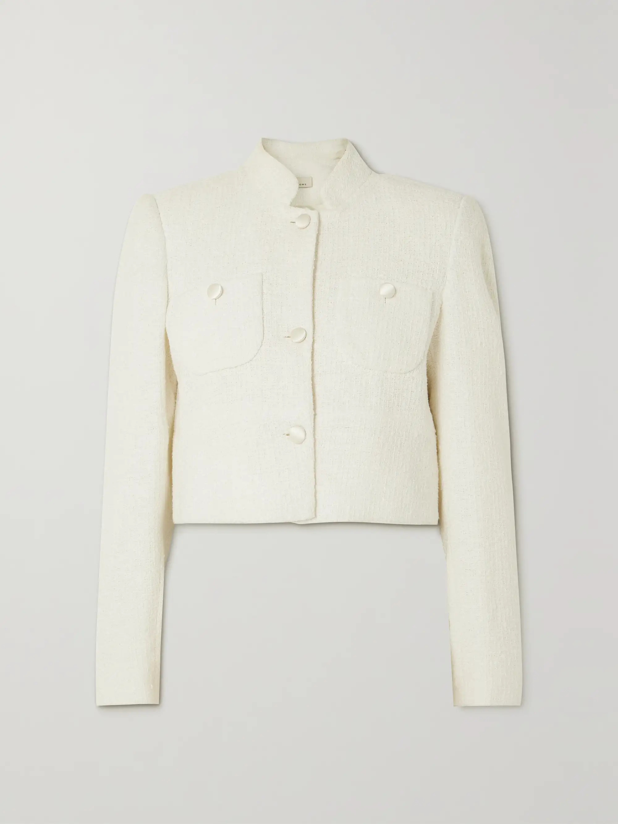 + NET SUSTAIN Raja cropped cotton-tweed jacket | NET-A-PORTER (UK & EU)