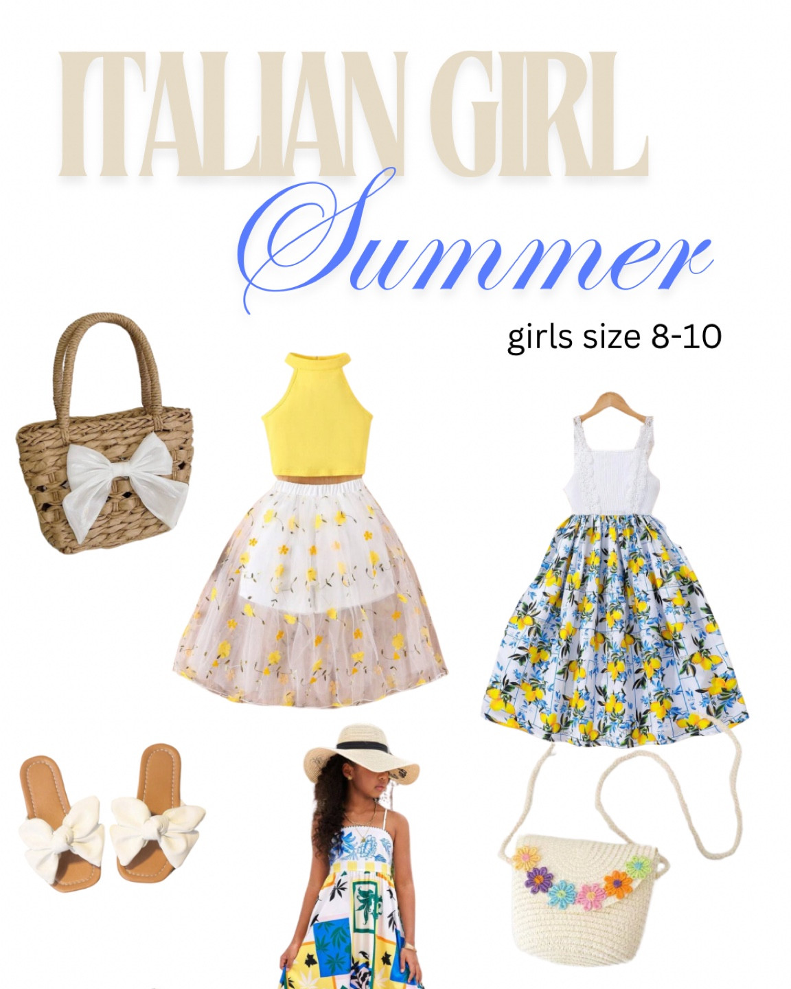 Italian girl summer! Kids sizes 8-10! #sheinfinds 

#LTKTravel #LTKKids #LTKFindsUnder50