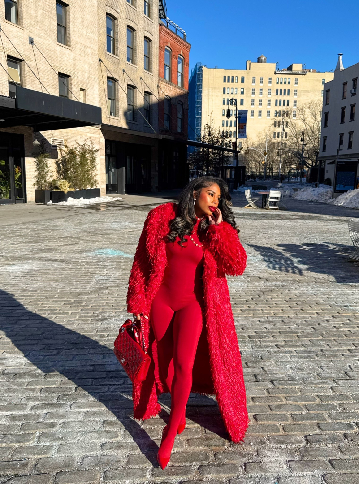 This red outfit is so cute! It’s love month, so it’s the perfect time to wear it and look amazing ❤️ the jumpsuit is so soft and stretchy, I will be wearing it again 

#LTKNYFW #LTKdayinmylife #LTKgrwm
