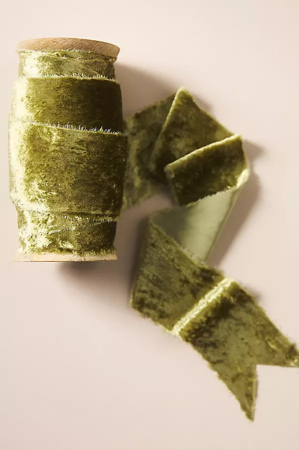 2.5" Velvet Gift Ribbon | Anthropologie (US)