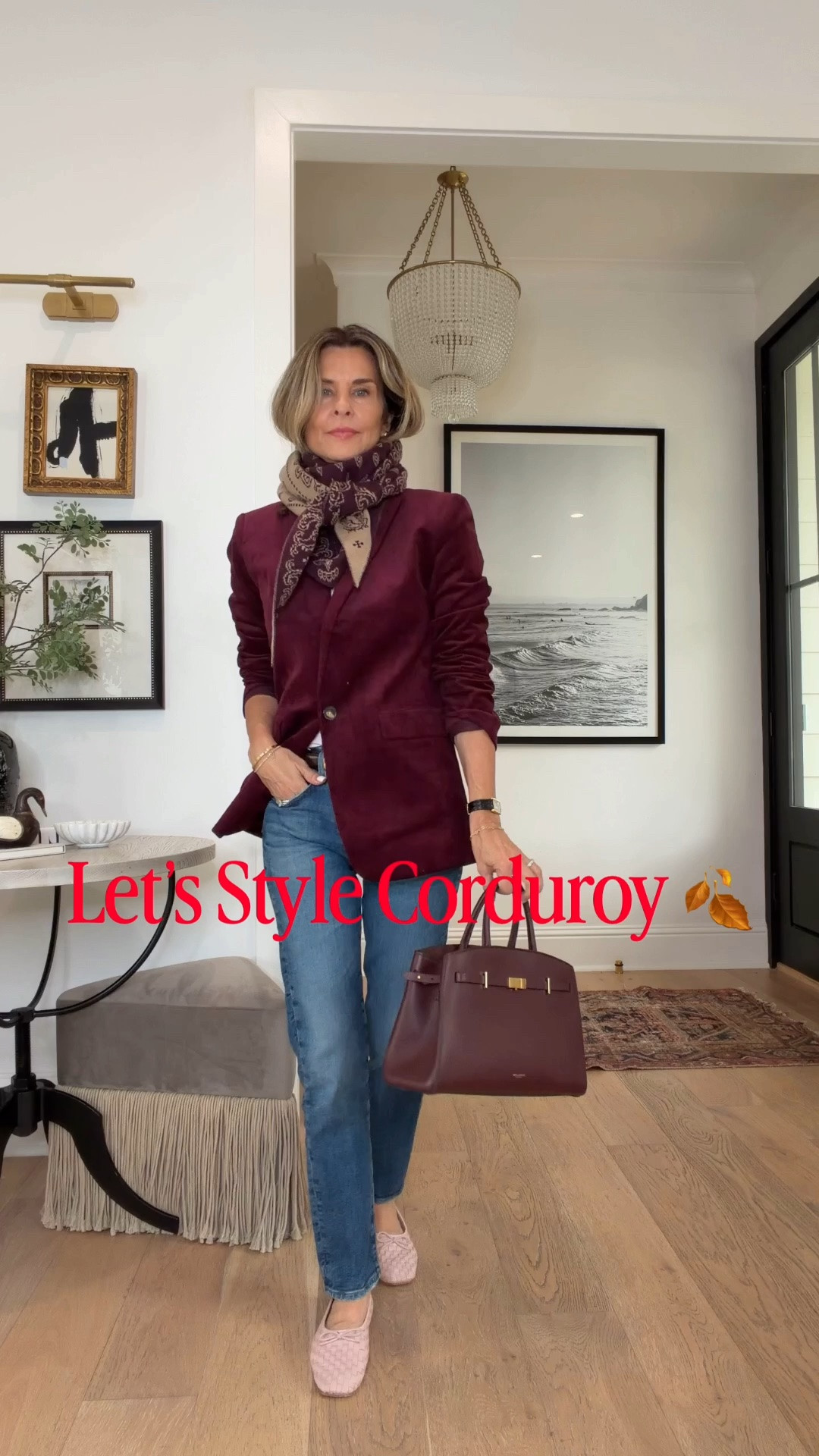 Blazer sz 2
I’m 5’6”
Jeans TTS
-Woven Flats TTS
-Cashmere scarf is AMAZING
