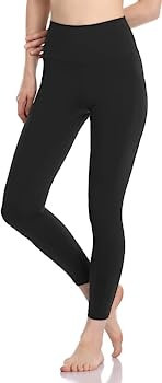 Colorfulkoala Women's High Waisted Yoga Pants 7/8 Length Leggings with Pockets | Amazon (US)