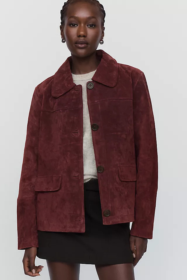 Savannah Suede Jacket | Anthropologie (US)