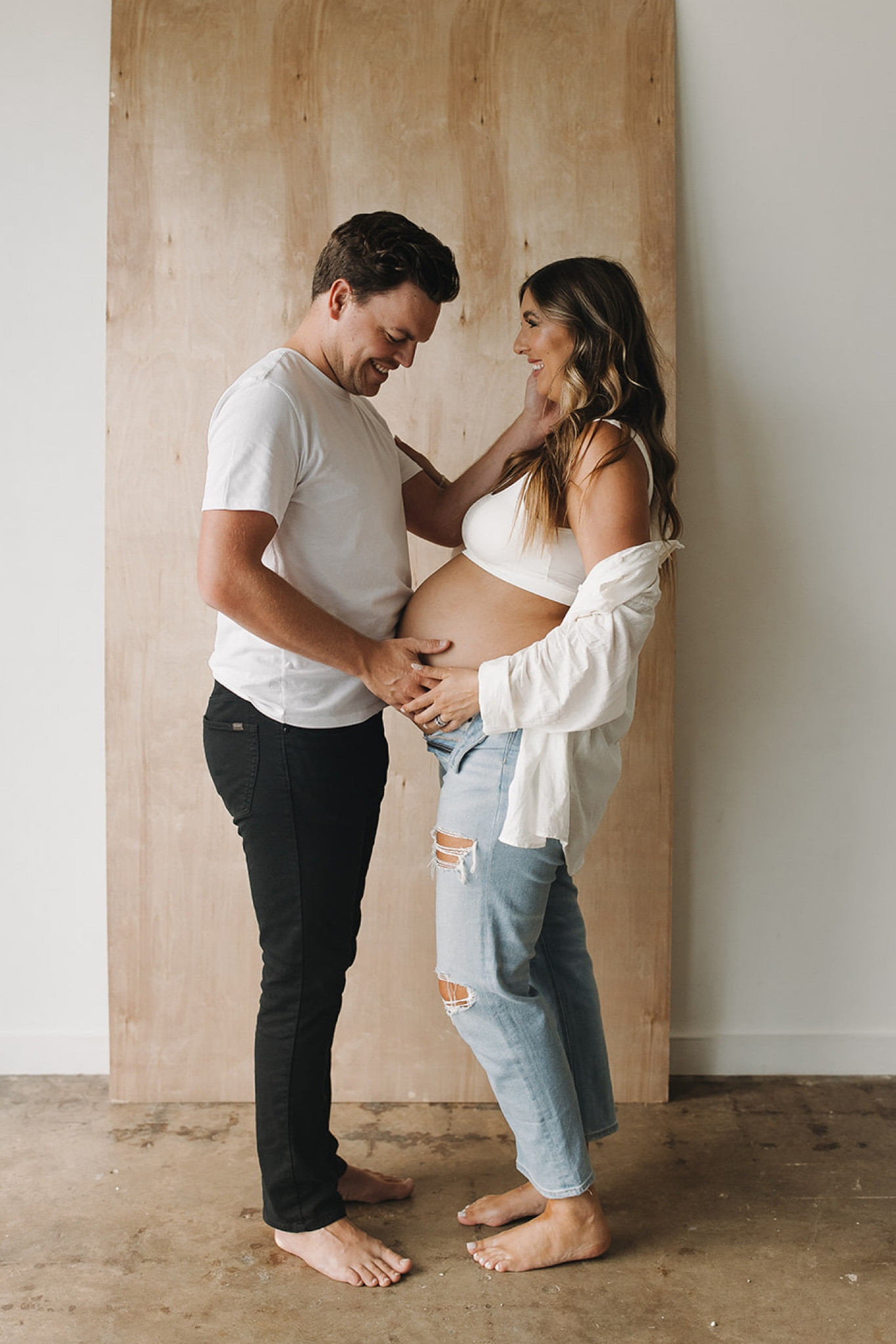 Maternity photoshoot - size down in bralette 

#LTKbaby #LTKbump #LTKfamily