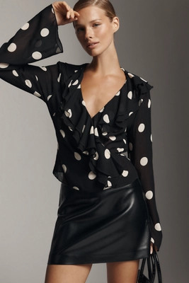 Reformation Kilah V-Neck Top | Anthropologie (US)