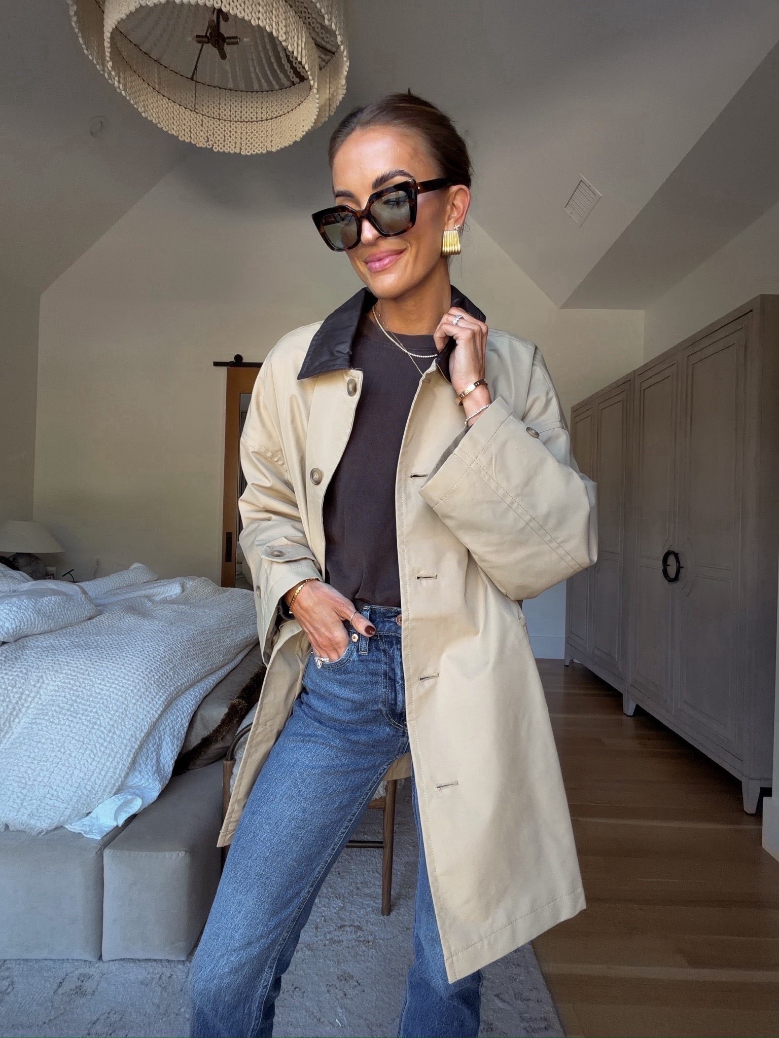 barn jacket + chocolate brown sweater 50% off today! 🤎

#LTKSaleAlert