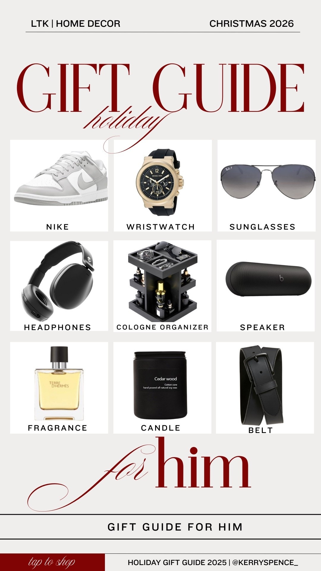 Get him the perfect gifts this holiday season!
Items are linked below!

#LTKGiftGuide