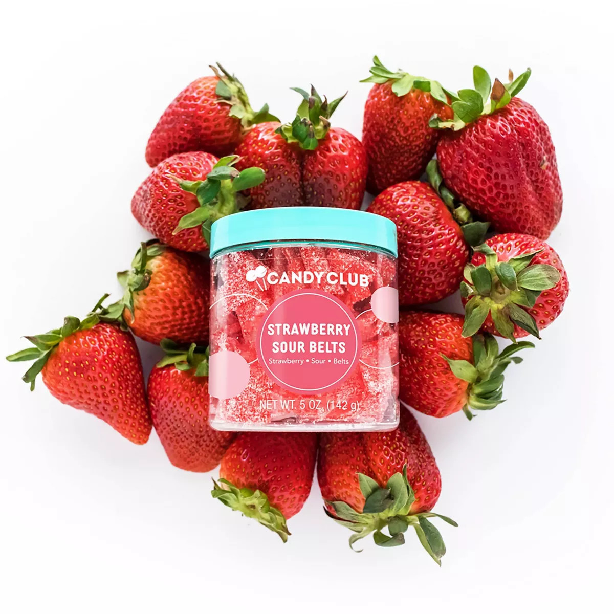 Candy Club Strawberry Sour Belts - 4.5oz | Target