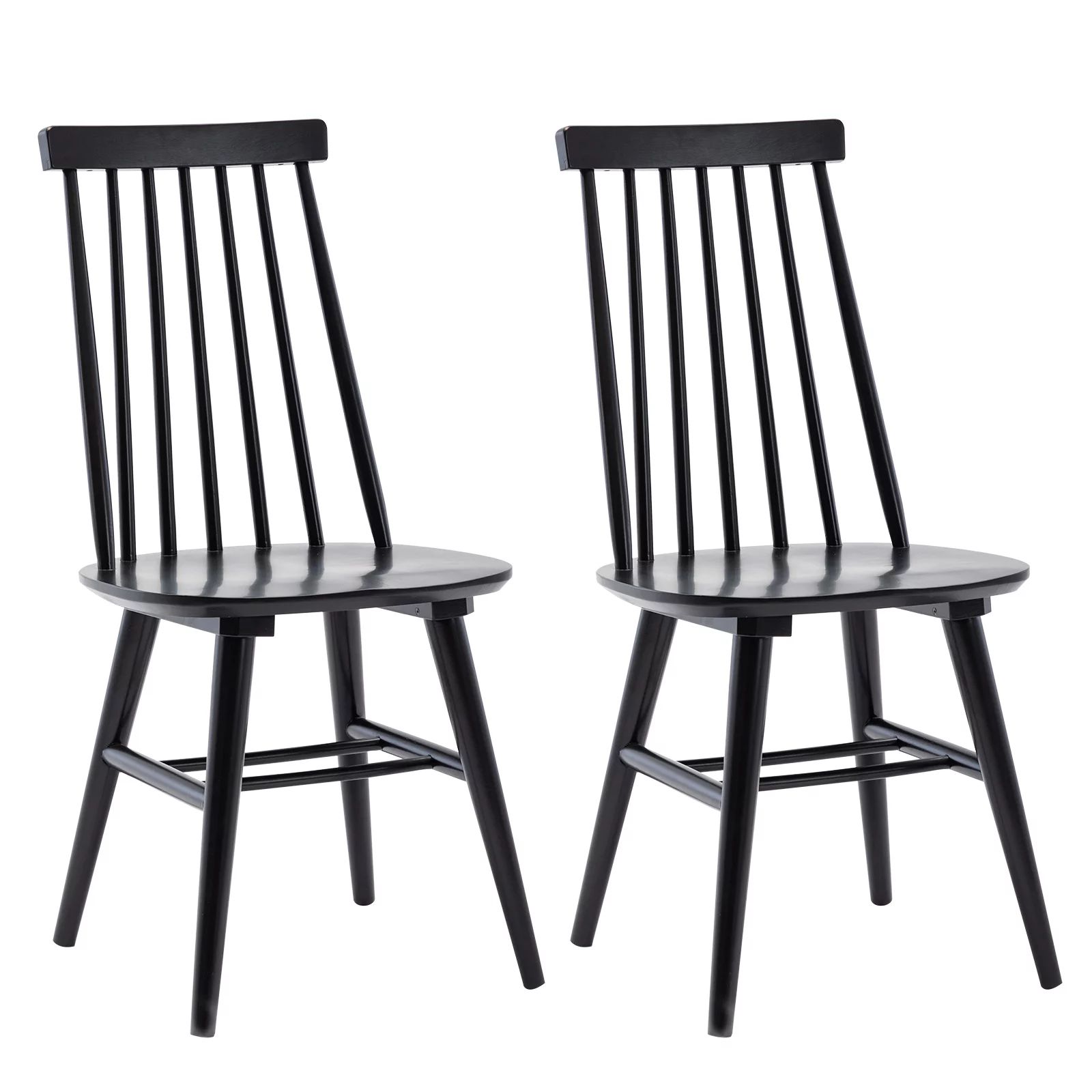 Duhome Elegant Lifestyle Dining Chairs Set of 2, Wood Dining Room Chairs Slat Back Kitchen Room C... | Walmart (US)