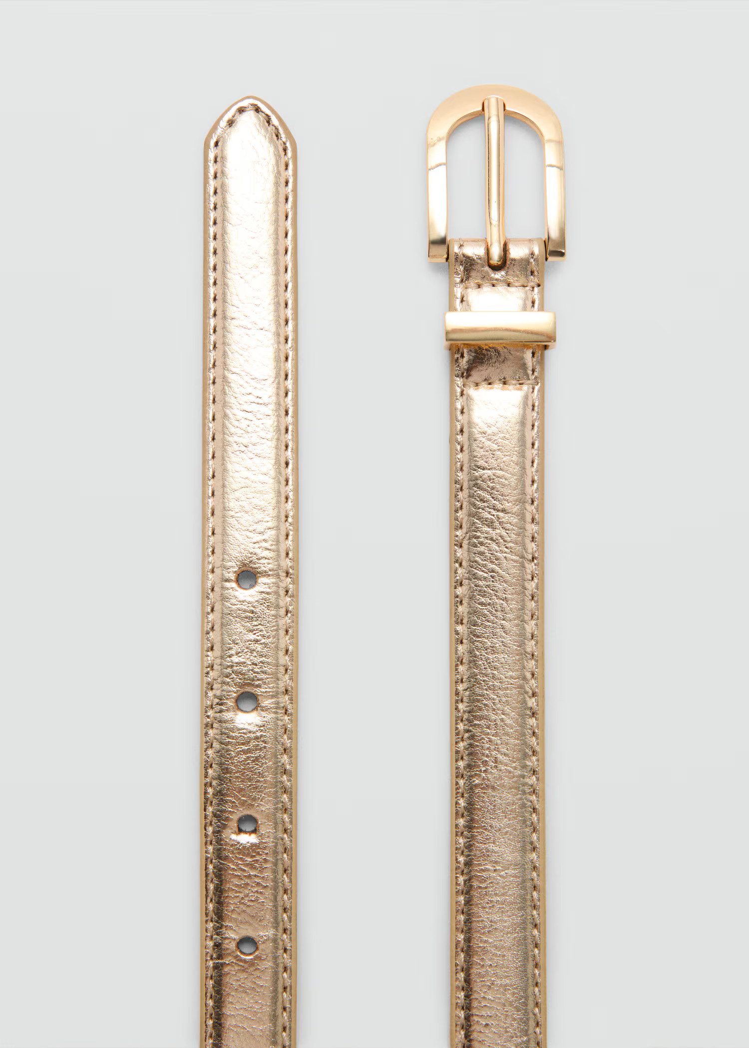 Buckle metallic belt | MANGO (UK)