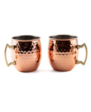 Thirstystone by Cambridge 2 Pack Of 20 Oz Faceted Copper Moscow Mule Mugs | Macys (US)