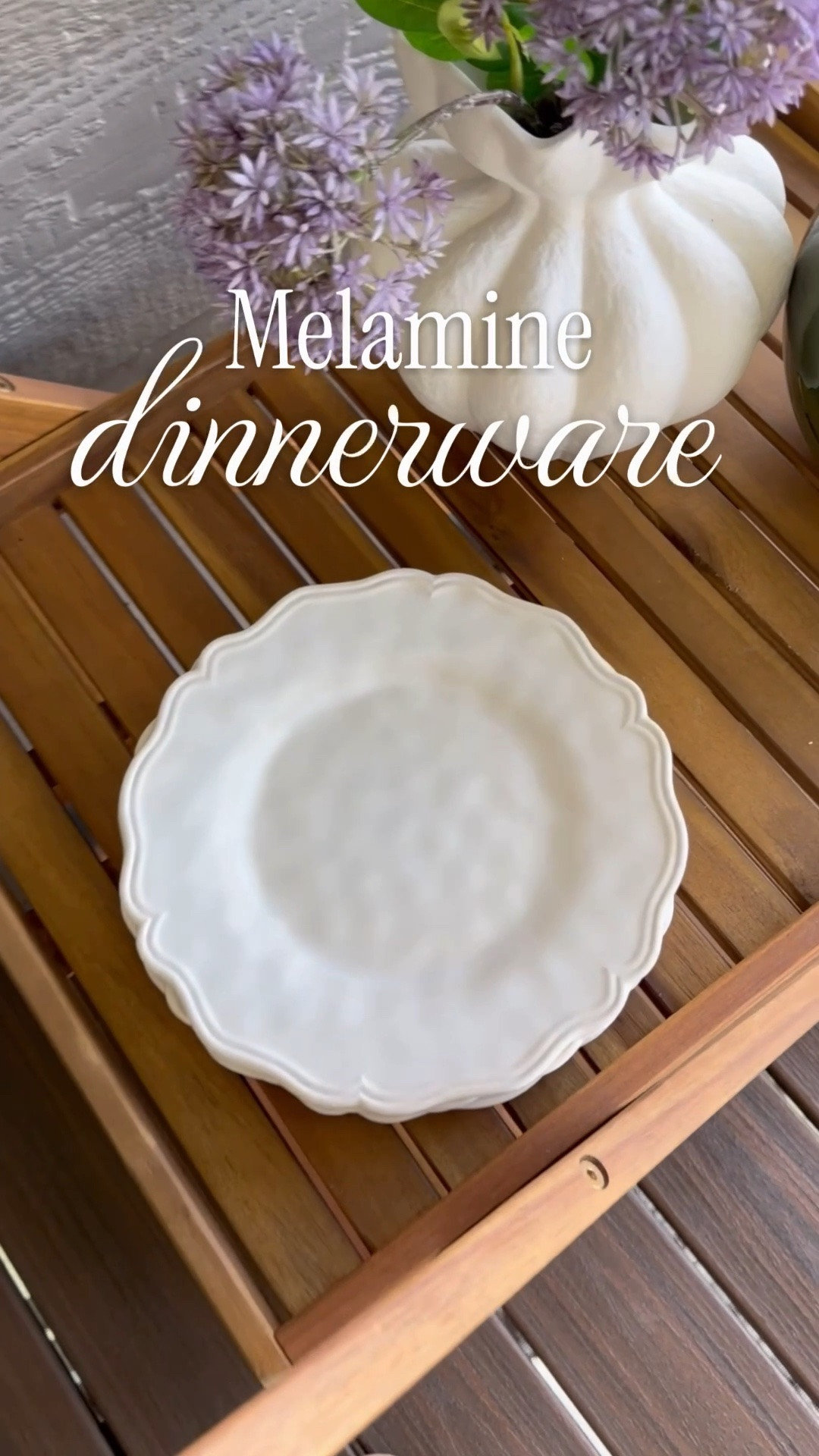 How pretty is this melamine dinnerware?! It looks and feels like glass. Available in sets of 4 — 9” and 11” plates and bowls. Perfect for summer entertaining!


@Target

#LTKSeasonal #LTKHome #LTKvlog