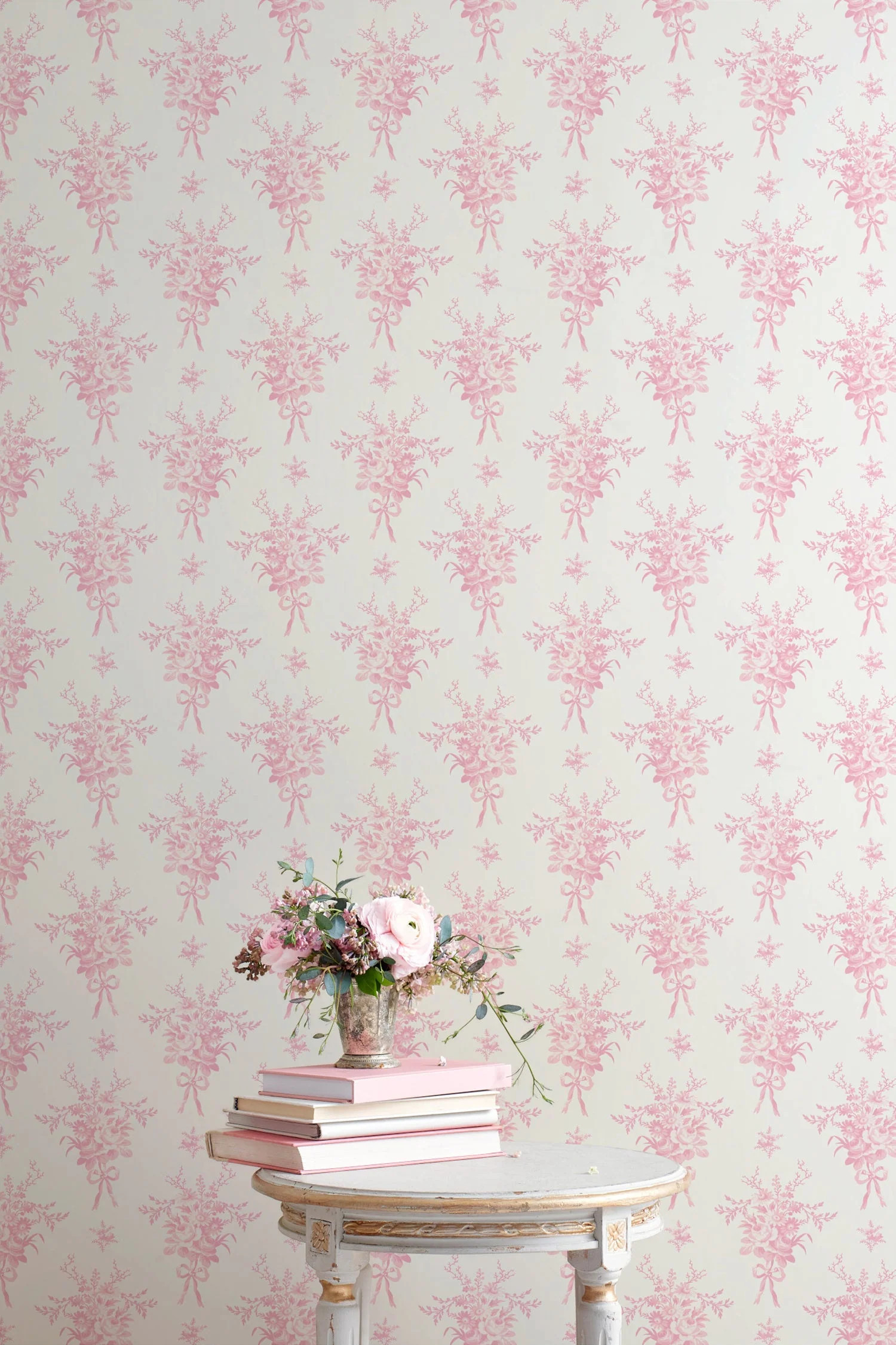 Rosie Arrangements Standard Wallpaper | LoveShackFancy