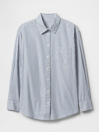 Organic Cotton Poplin Big Shirt | Gap (US)