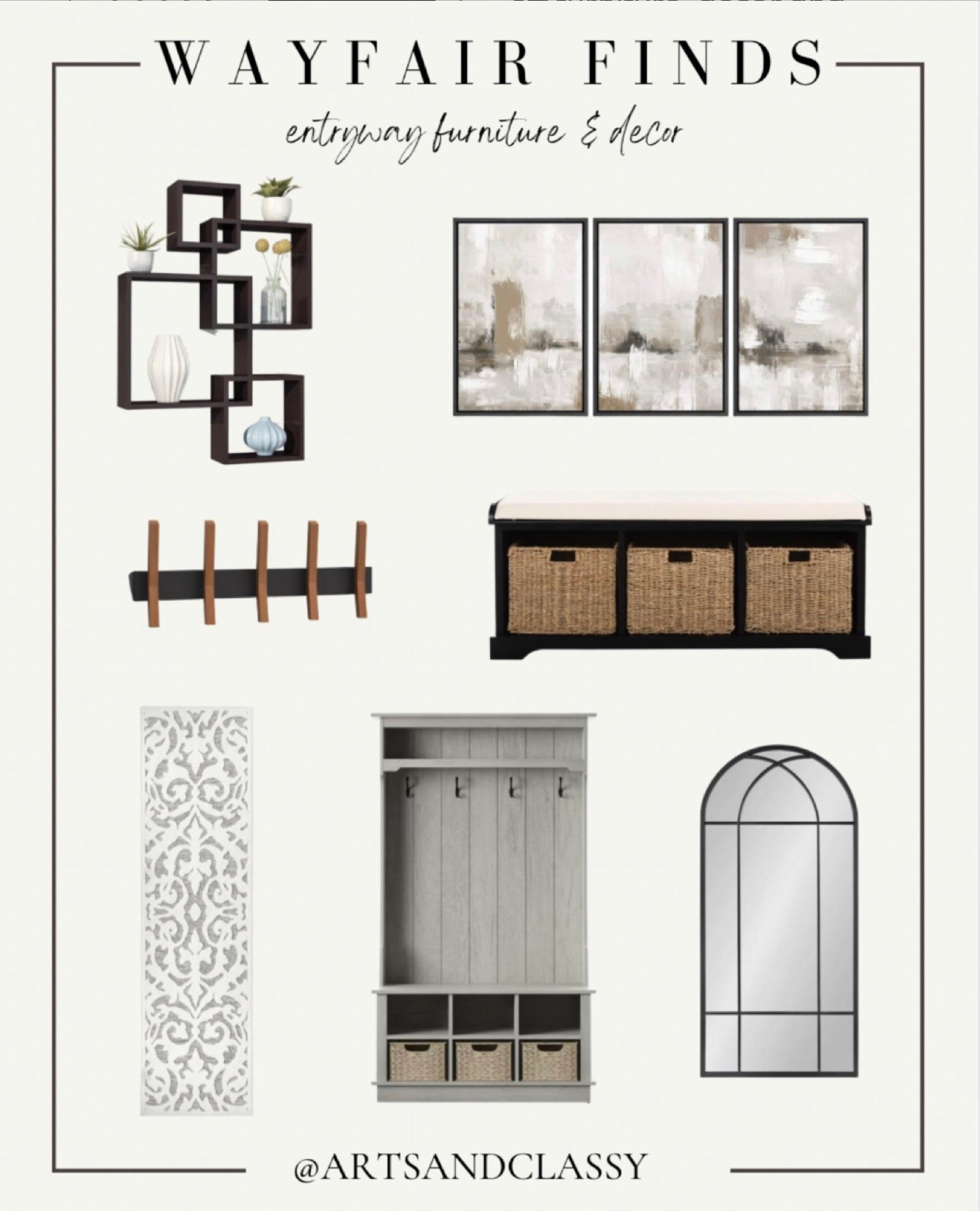 Entryway furniture and decor finds from Wayfair! Shop the WayDay sale for up to 80% off furniture, decor and more!

WayDay | entryway furniture | entryway decor | storage furniture | wall decor

#LTKSaleAlert #LTKHome