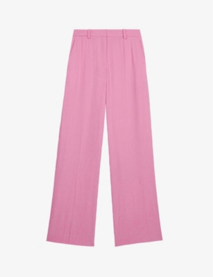 Pestale high-rise wide crepe trousers | Selfridges