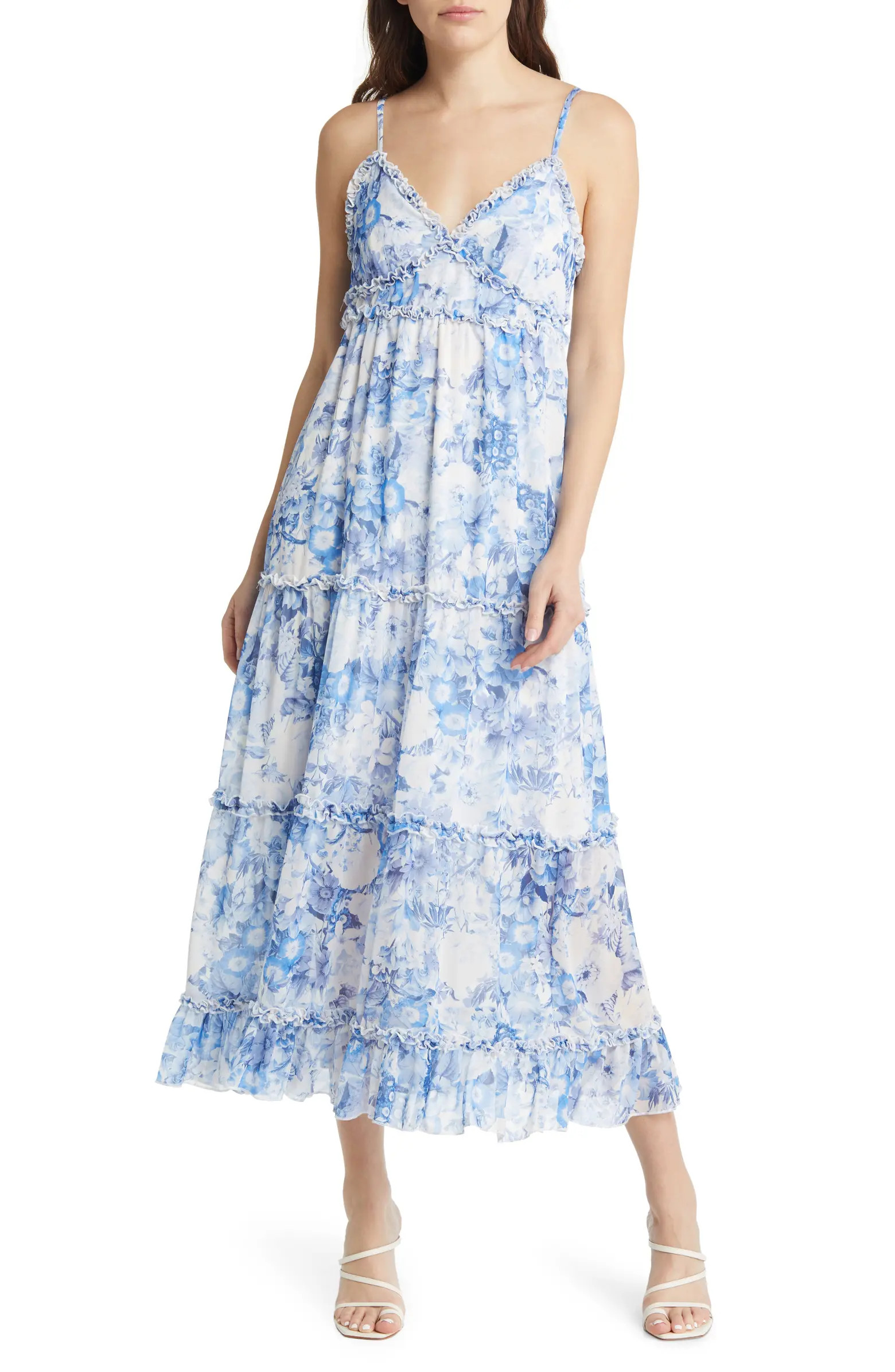 Ruffle Midi Dress | Nordstrom