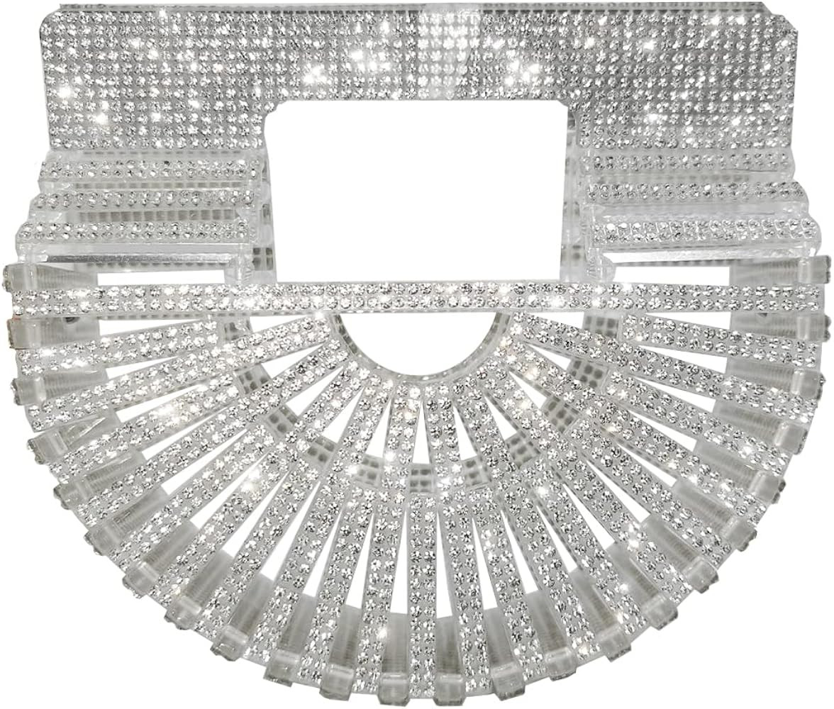 Rhinestone Purse Bamboo Purse Acrylic Purses for Women Mini Sparkly Transparent Evening Bag for P... | Amazon (US)