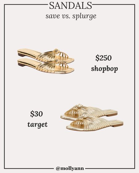 Sandals save v splurge 

#LTKfindsunder100 #LTKfindsunder50 #LTKstyletip