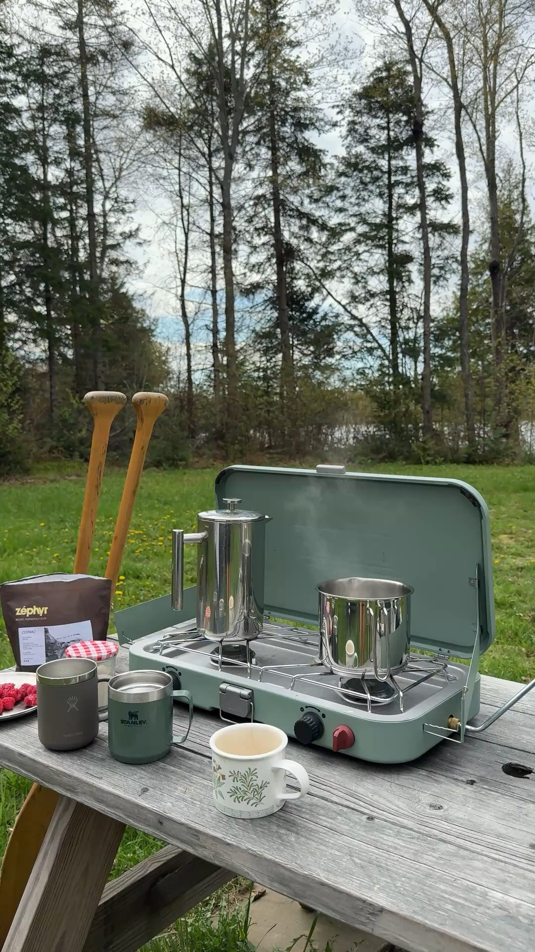 Camp stove!!! 🏕️🌲🍓☕️ coffee and meals outside all summer long. #camping #offgrid

#LTKsummer #LTKcanada