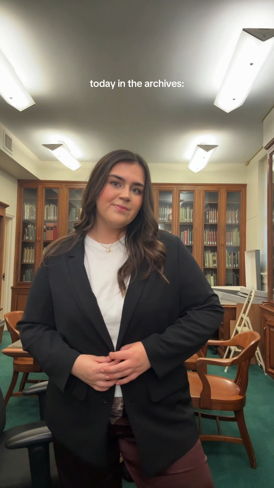 simple and put-together outfit for a workday spent in the archives 

 #LTKFindsUnder100 #LTKWorkwear