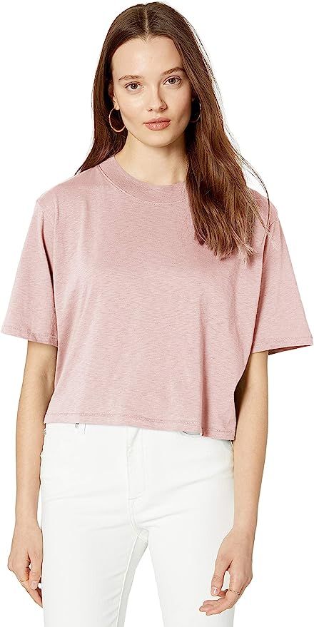 Amazon Brand - The Drop Women's Sydney Short-Sleeve Cropped Crew Neck T-Shirt | Amazon (US)