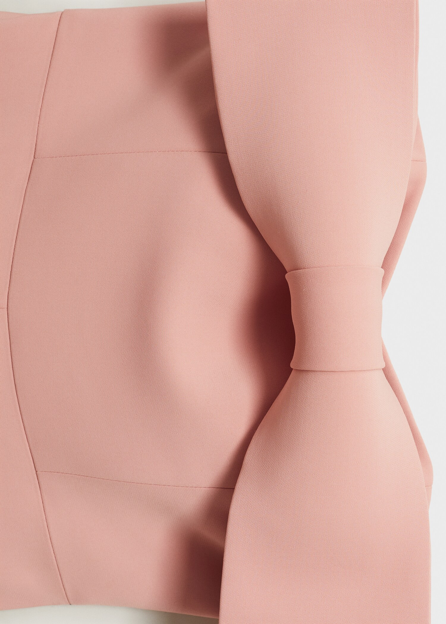 Strapless jumpsuit with bow neckline - Donna | MANGO Italia | Mango EU