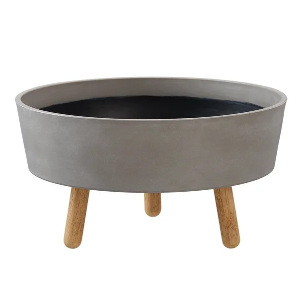 Better Homes & Gardens Grigio Footed Planter Saucer, 12" - Walmart.com | Walmart (US)
